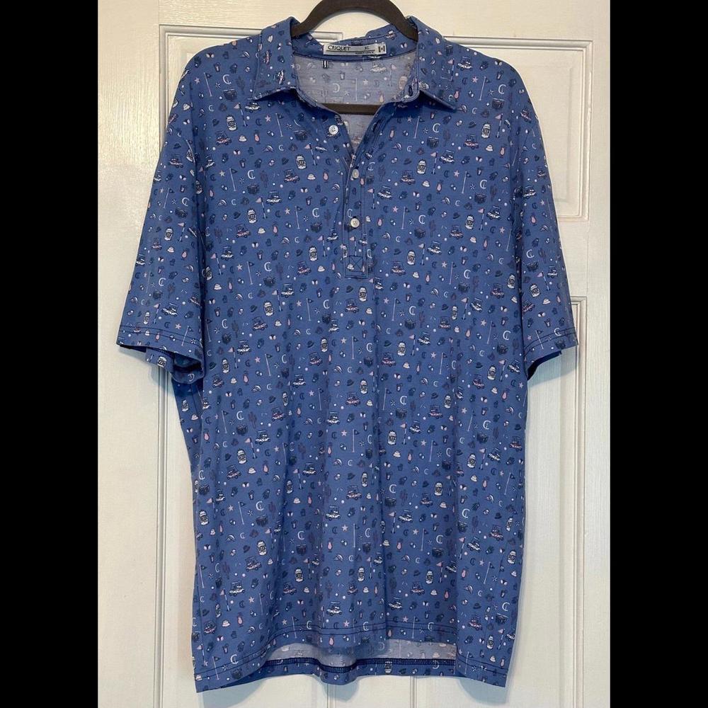 Criquet golf polo short sleeve shirt